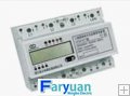 DEM041 three phase electronic multi rate watt hour meter