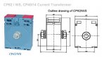 CP series Current Transformers: CP62 Transformer, CP